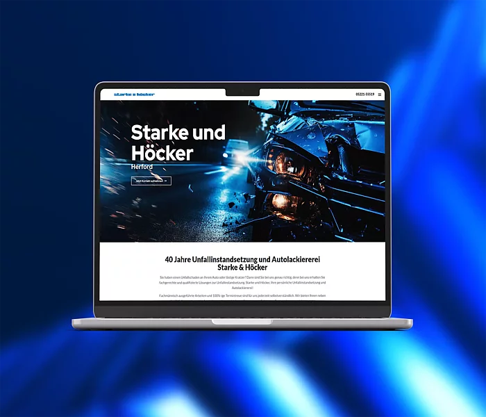 Referenz Starke und Höcker - Website Relaunch