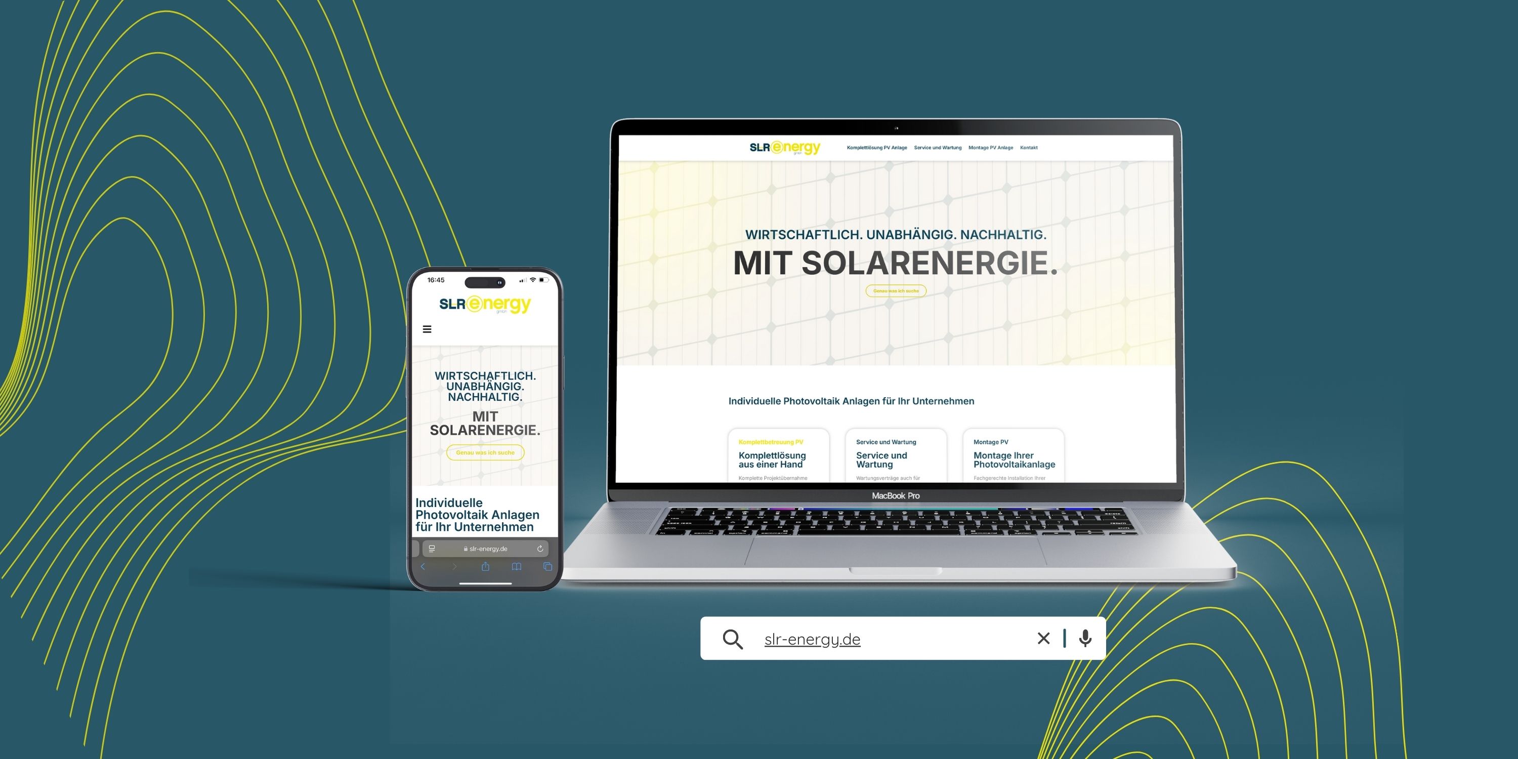 Photovoltaik für Unternehmen: Neue SLR Energy Webseite online